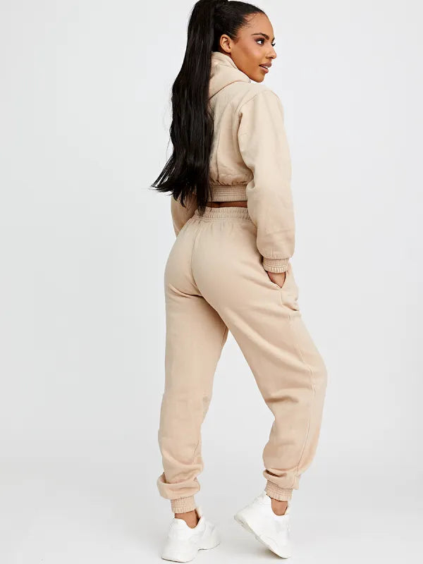Missguided beige hoodie on sale