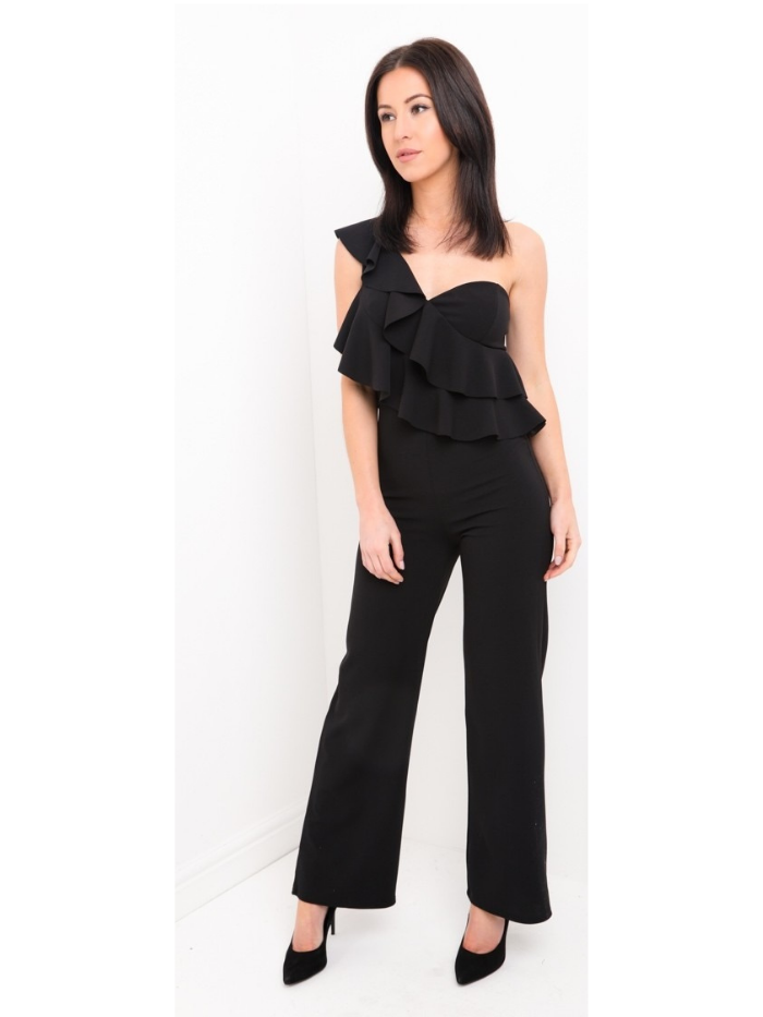 Ruffle 2024 frill jumpsuit