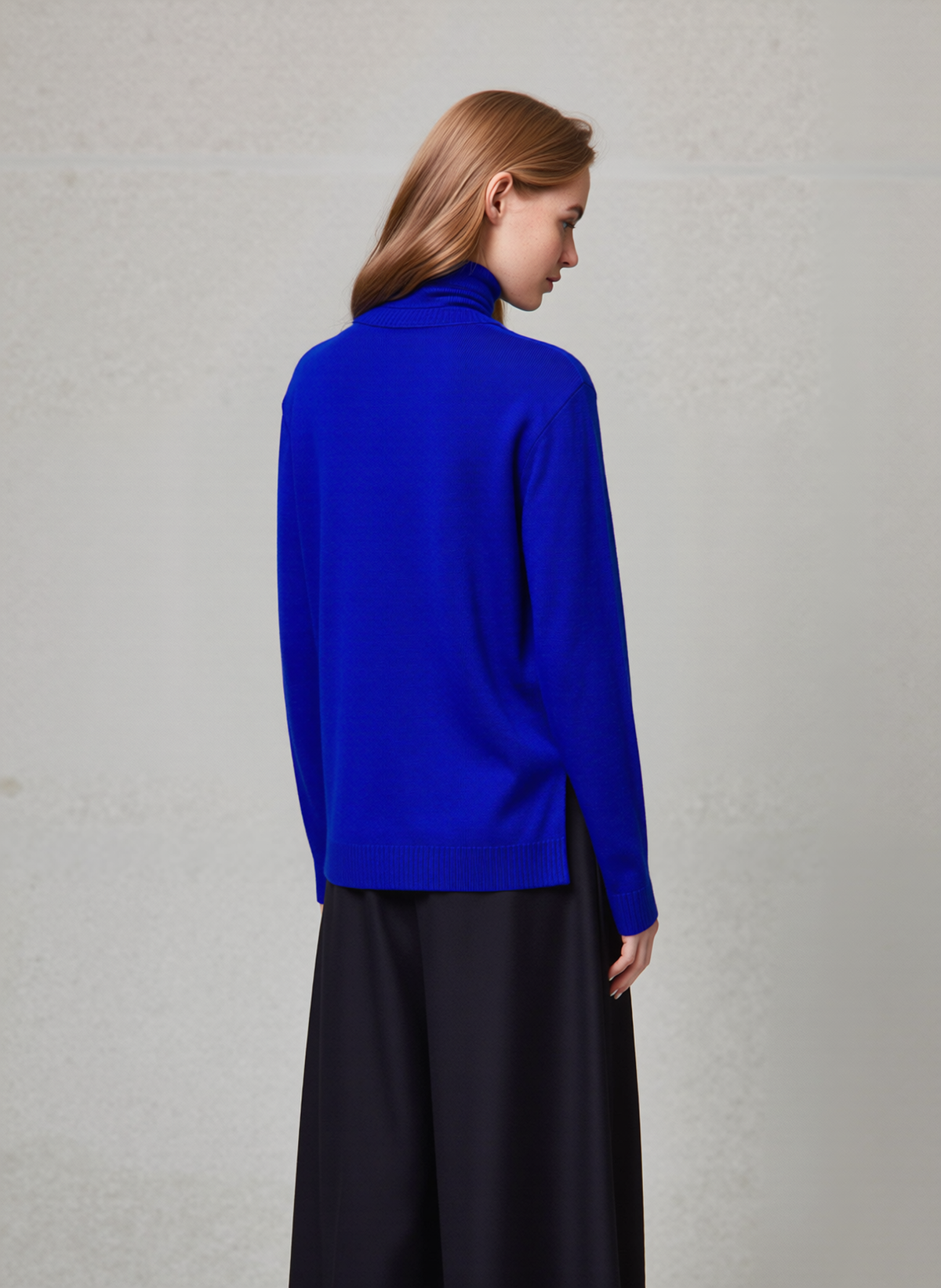 Royal Blue Stripe Twinset Jumper