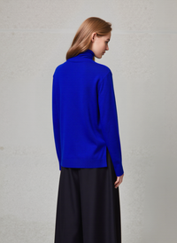 Royal Blue Stripe Twinset Jumper