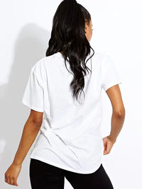 White Bad Girl Graphic T-Shirt