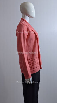Coral Open Cardigan