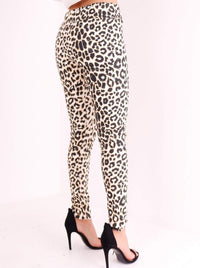 Leopard Print PVC Legging