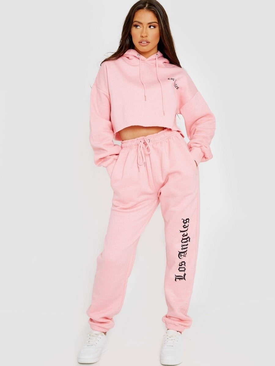 Pink sale jogger suit