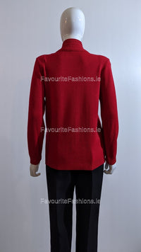 Red Stripe Twinset Jumper